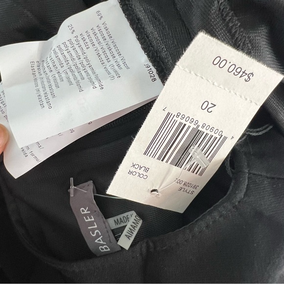 NWT Basler Women A-Line Black Mini Dress Plus Size  2X - Picture 8 of 9